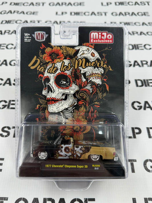 M2 1977 Chevrolet Cheyenne Super 30 Dia De Los Muertos 1:64 Diecast MiJo