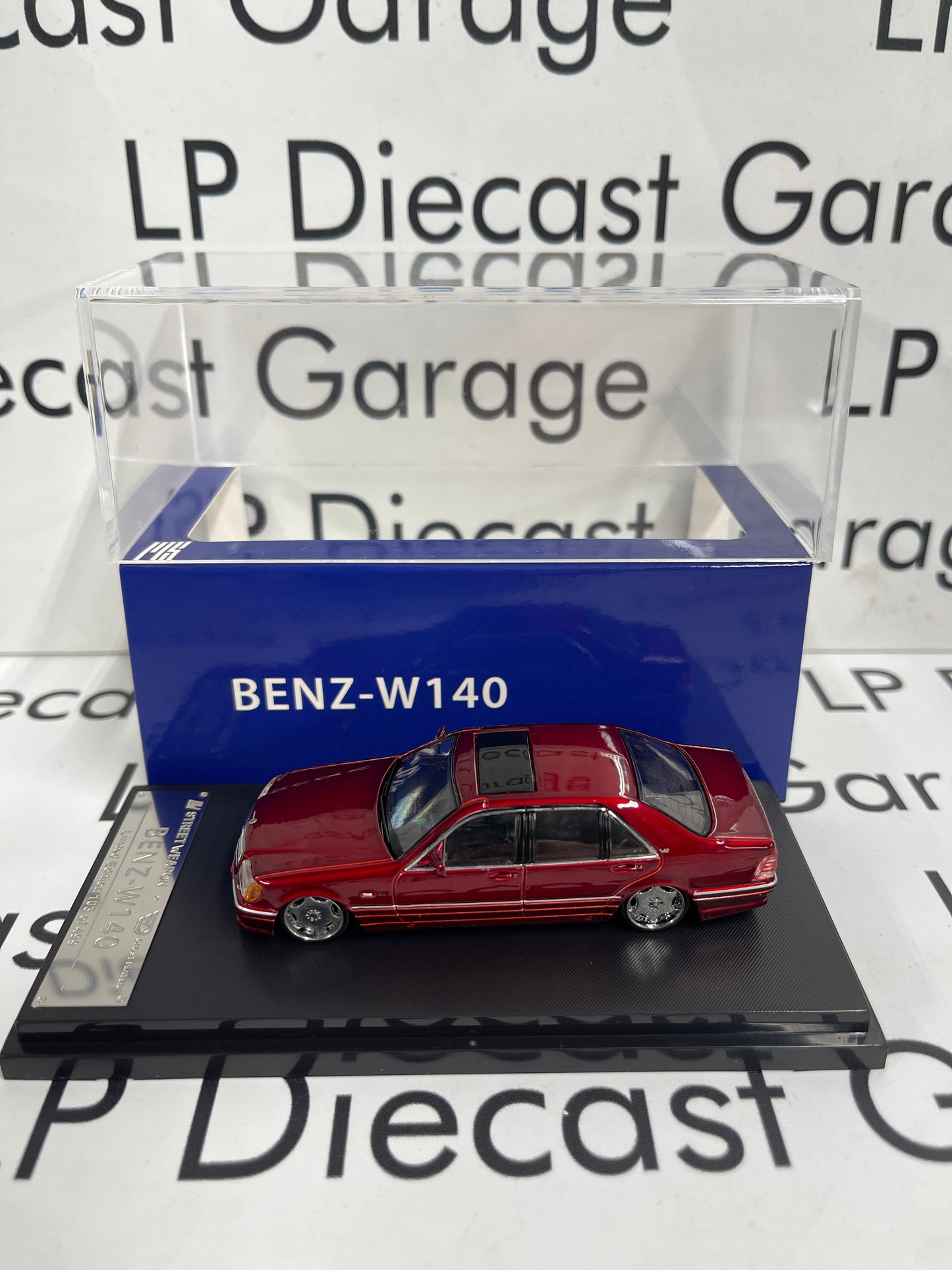 STREET WEAPON Mercedes Benz W140 Red 1:64 Diecast Ghost Player