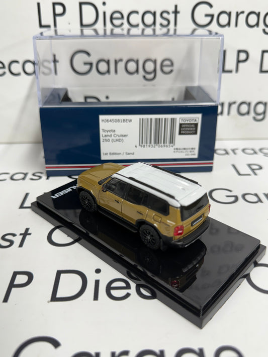 HOBBY JAPAN 2024 Toyota Land Cruiser 1st Edition Sand LHD 1:64 Diecast