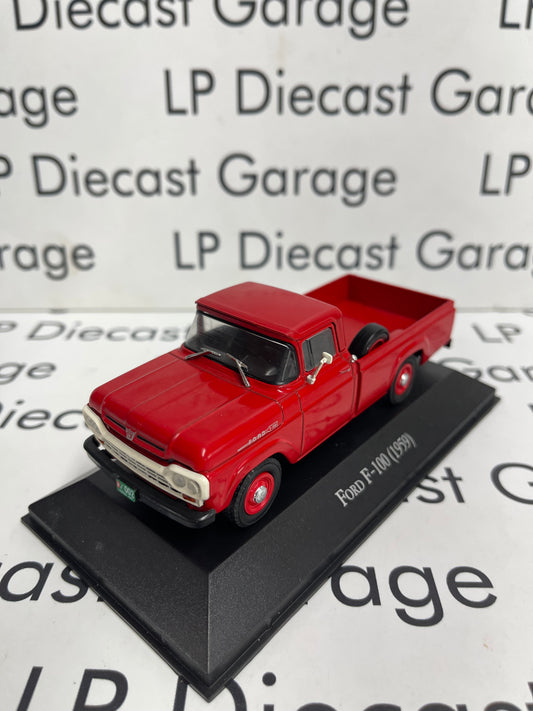 EDICOLA 1959 Ford F-100 Red Truck 1:43 Diecast
