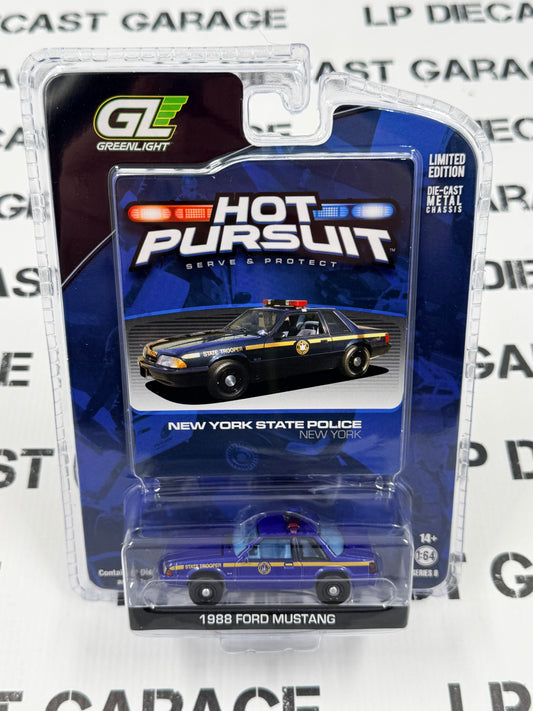 GREENLIGHT 1988 Ford Mustang New York State Police 1:64 Diecast