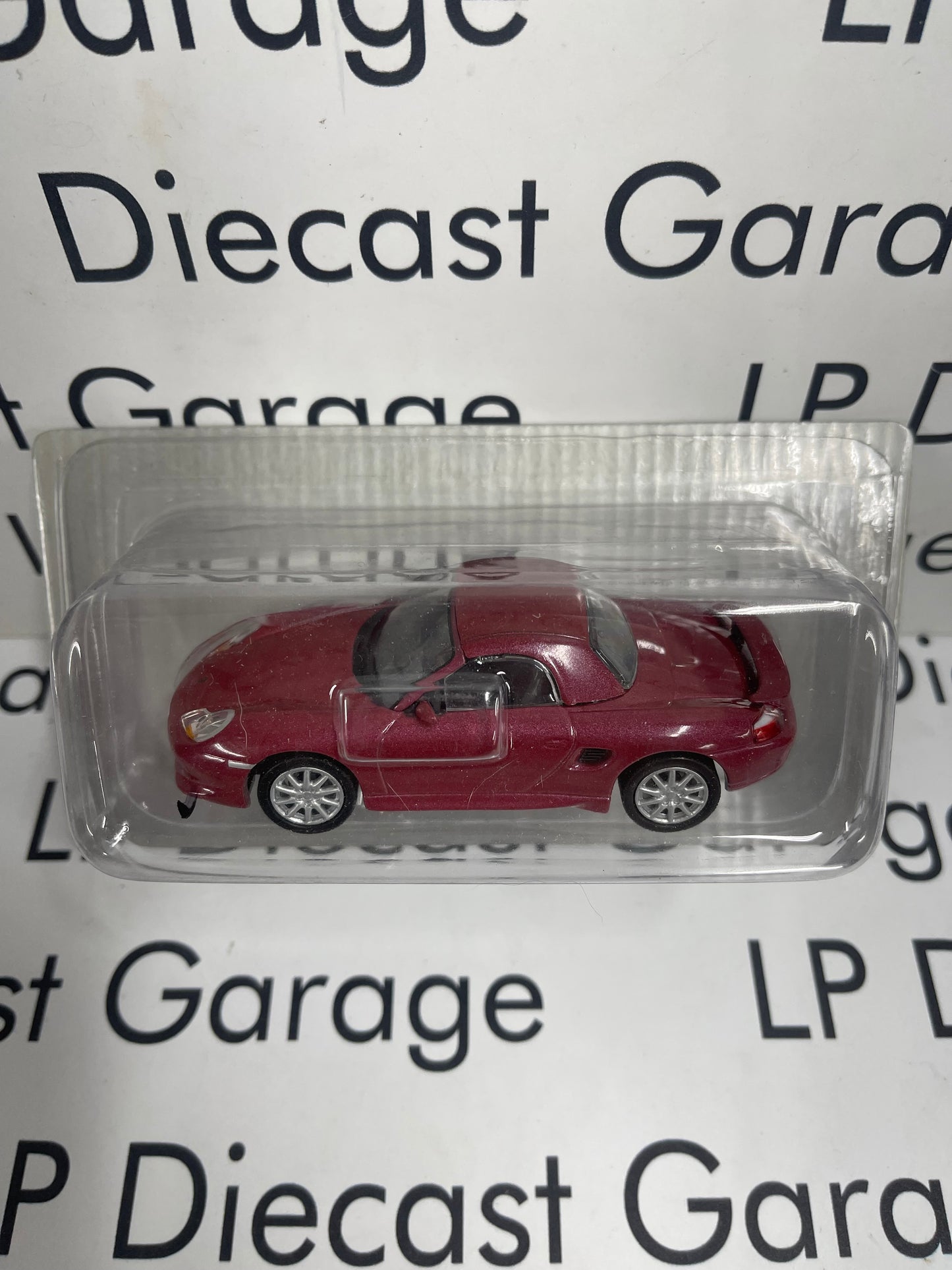 EDICOLA 2002 Porsche Boxster S Maroon 1:43 Diecast Euro Deagostini