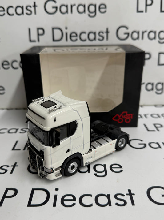 NZG Models 2017 Scania S730 Semi Truck White 1:64 Diecast