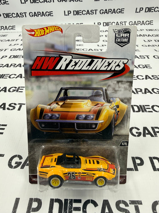 HOT WHEELS '69 Corvette Racer HW Redliners 1:64 Diecast