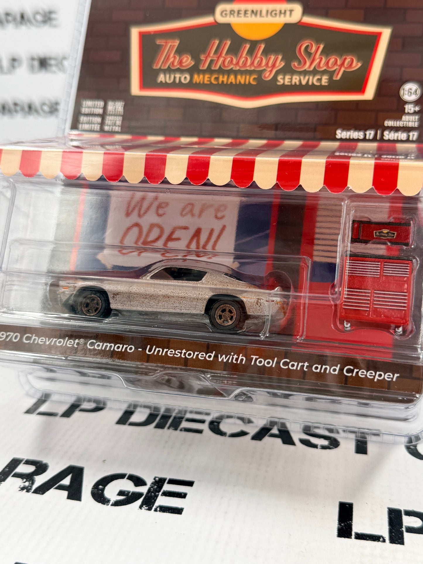 GREENLIGHT 1970 Chevrolet Camaro Project Car 1:64 Diecast Hobby Shop