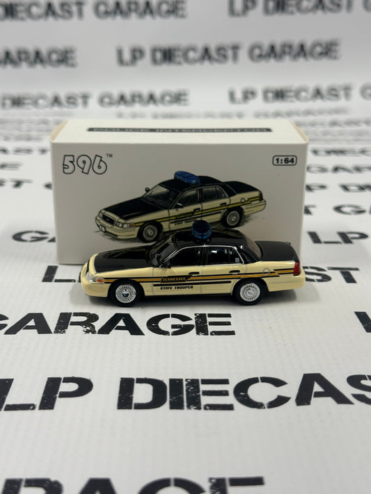 596 Model Ford Crown Victoria Tennessee State Trooper Police 1:64 Diecast