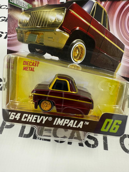 CARTUNED '64 Chevy Impala Dark Red 1:64 Diecast Series 4