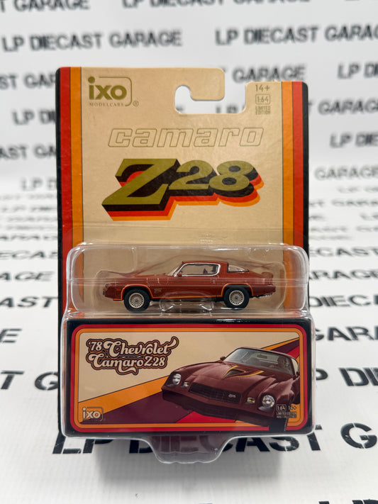 IXO Models 1978 Chevrolet Camaro Z28 Red 1:64 Diecast