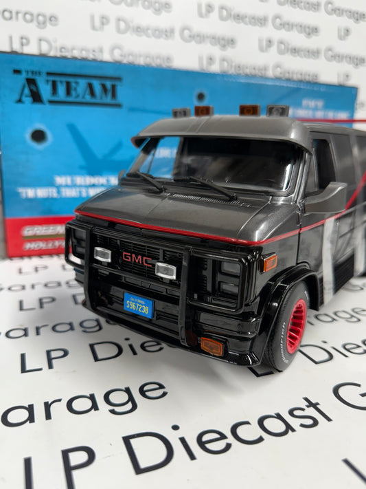 GREENLIGHT 1983 GMC Vandura The A-Team Van 1:18 Diecast Artisan Collection