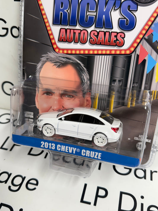 CHASE GREENLIGHT 2013 Chevy Cruze White LP Exclusive 1:64 Diecast Ricks Auto Sales
