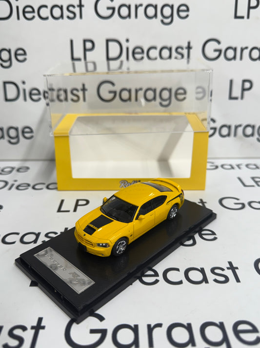 ROLLIN 2008 Dodge Charger R/T Super Bee Yellow 1:64 Diecast