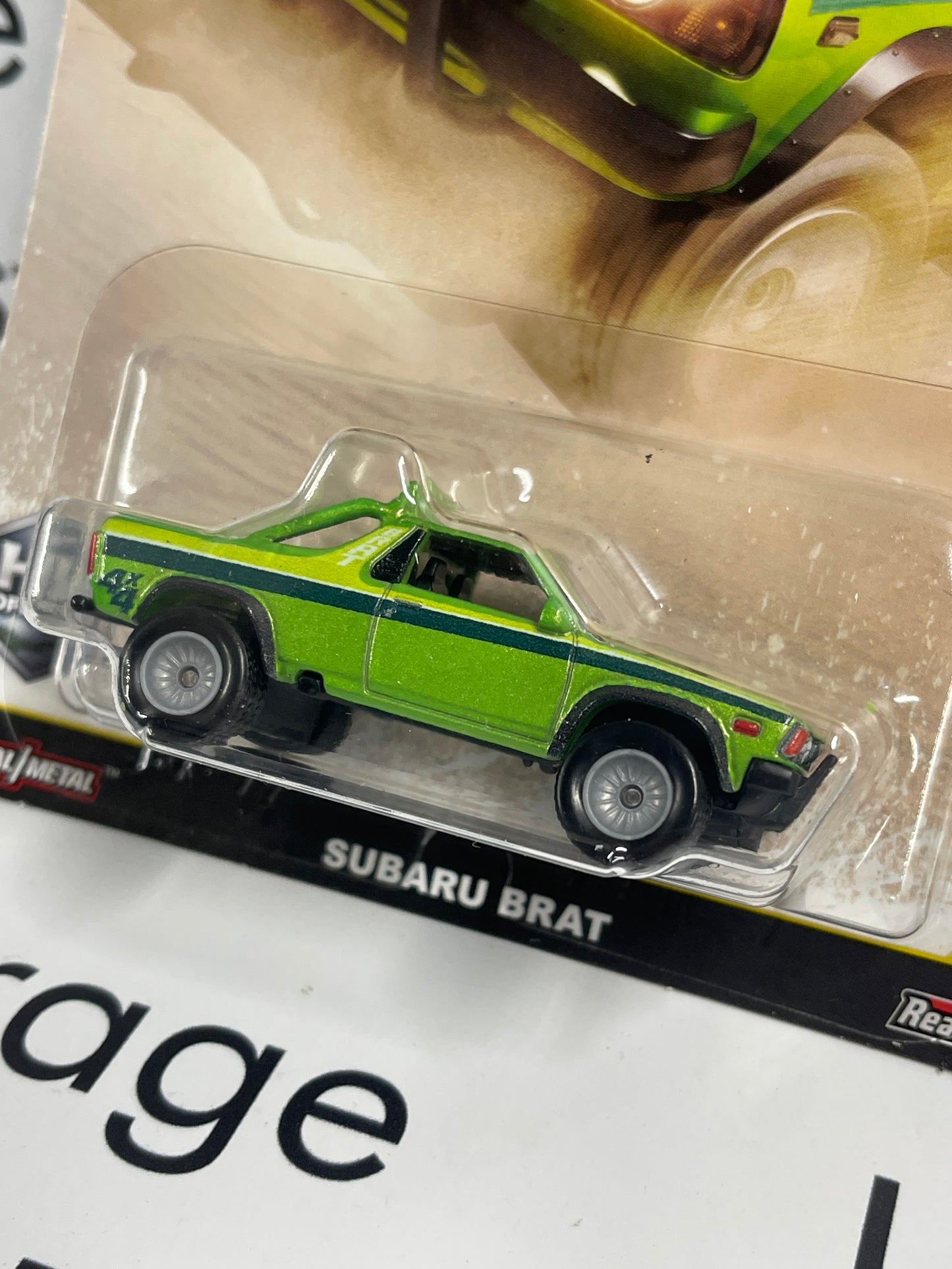 HOT WHEELS Subaru Brat Green Truck 1:64 Diecast Offroad
