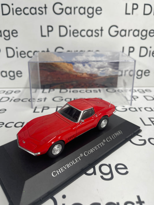 EDICOLA 1968 Chevrolet Corvette C3 Red 1:43 Diecast
