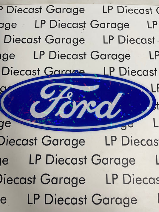 3D Printed Customs 12" Ford Blue Oval Flat Sign NOT Diecast