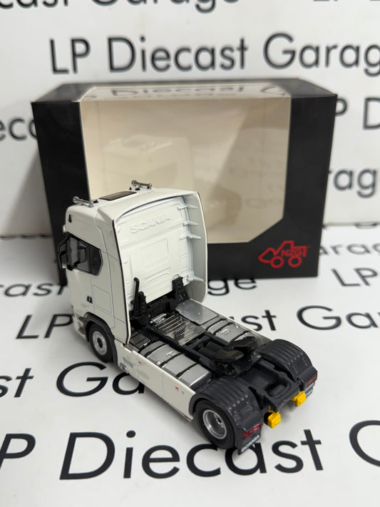 NZG Models 2017 Scania S730 Semi Truck White 1:64 Diecast