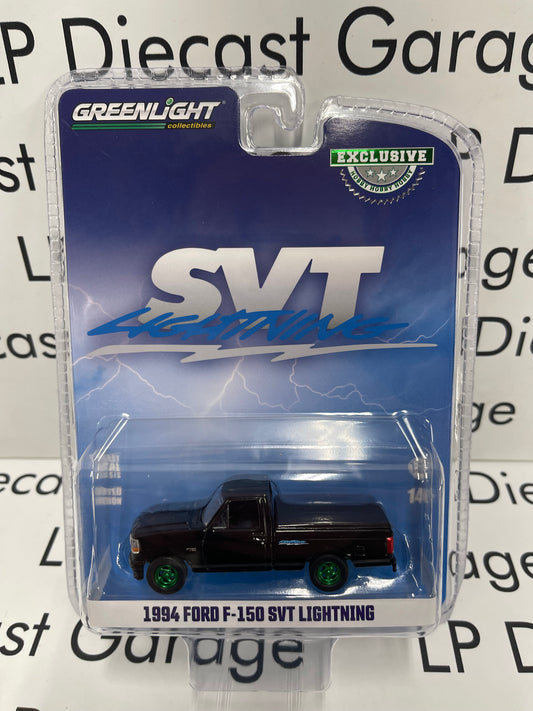GREENLIGHT *GREEN MACHINE* 1994 F-150 SVT Lightning Black Truck 1:64 Diecast