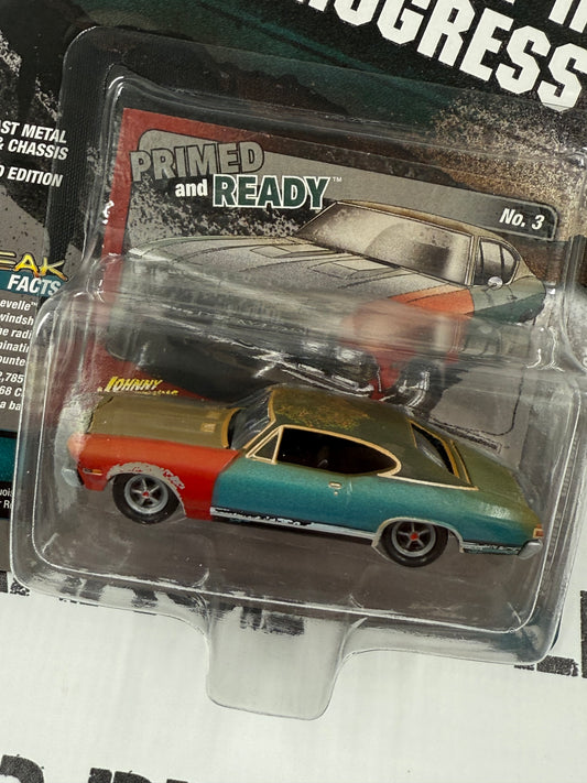 JOHNNY LIGHTNING 1968 Chevy Chevelle SS 396 Turquoise 1:64 Diecast Project in Progress