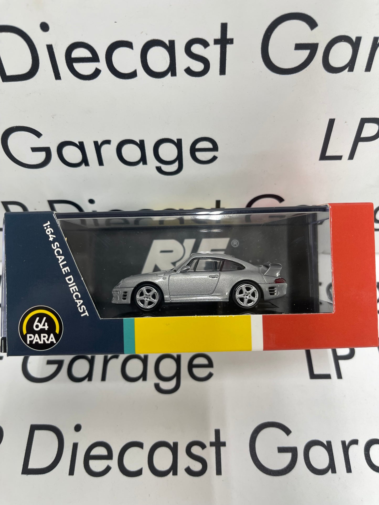 PARAGON MODELS Porsche RUF CTR2 Silver LHD 1:64 Diecast