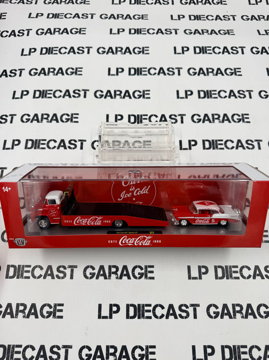 M2 Haulers 1958 Chevy Spartan LCF & 1956 Bel Air Coca Cola 1:64 Diecast