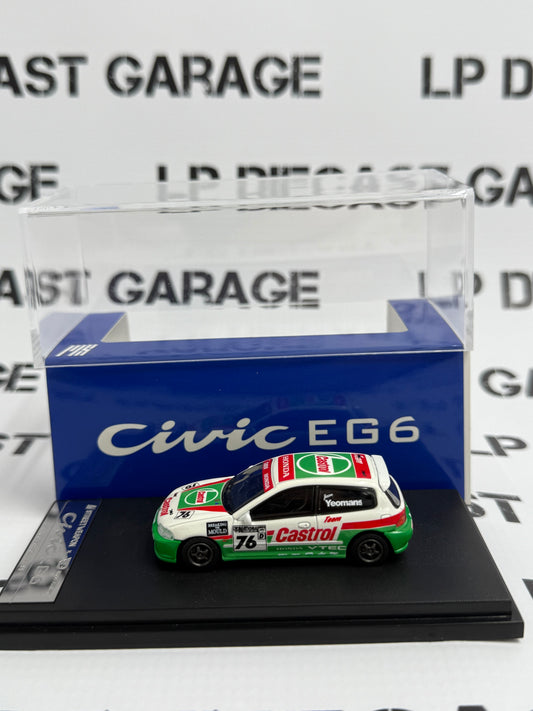 STREET WEAPON Honda Civic EG6 Castrol #76 1:64 Diecast Limited Edition