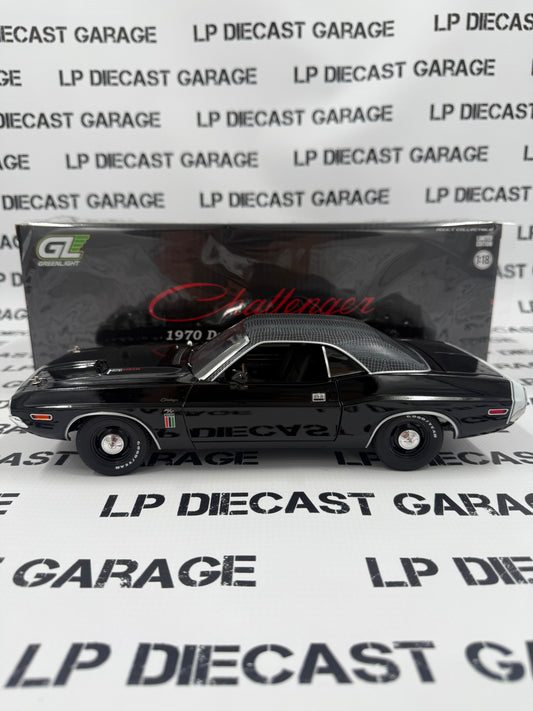 GREENLIGHT 1970 Dodge Challenger R/T 426 Hemi 1:18 Diecast Black Ghost