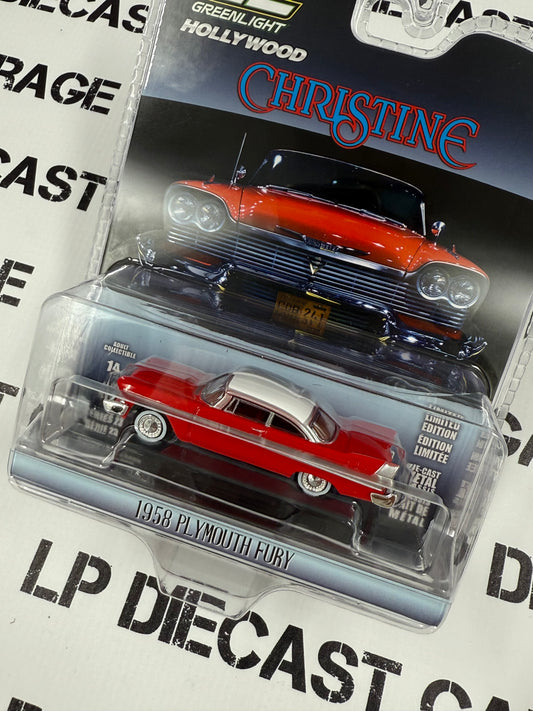 GREENLIGHT 1958 Plymouth Fury Christine 1:64 Diecast Hollywood
