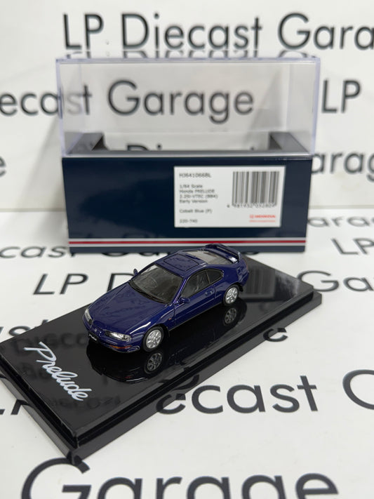 HOBBY JAPAN Honda Prelude 2.2Si VTEC BB4 Cobalt Blue 1:64 Diecast