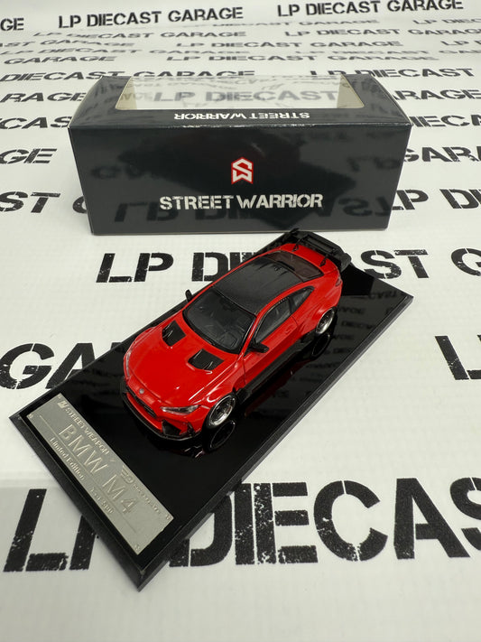 STREET WARRIOR BMW M4 Red Custom 1:64 Diecast