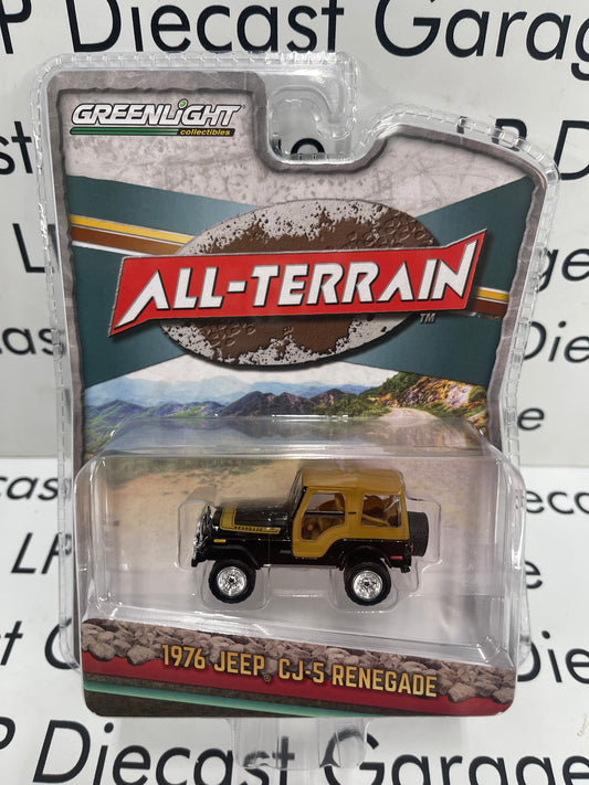 GREENLIGHT 1976 Jeep CJ-5 Renegade Black 1:64 Diecast All Terrain