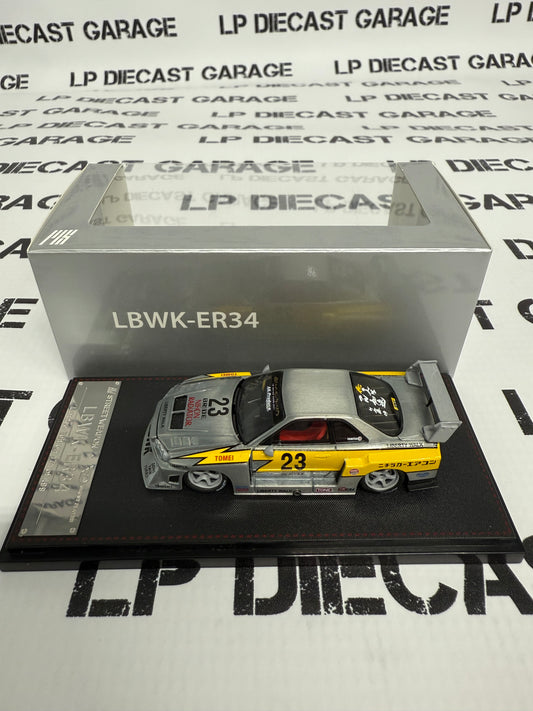STREET WEAPON Nissan Skyline GT-R LBWK Raw Metal 1:64 Diecast Ghost Player
