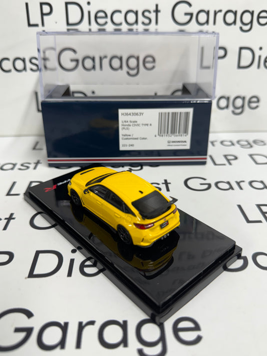 HOBBY JAPAN Honda Civic Type R FL5 Yellow Custom 1:64 Diecast