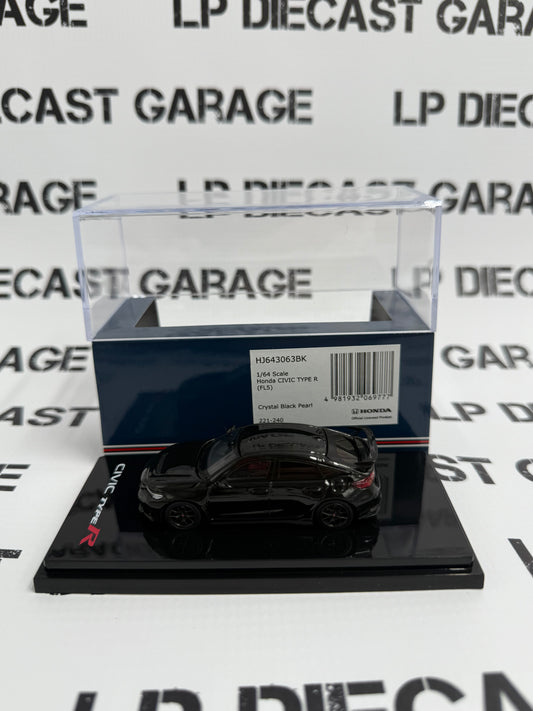 HOBBY JAPAN Honda Civic Type R FL5 Racing Crystal Black Pearl 1:64 Diecast