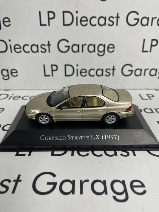 EDICOLA 1997 Chrysler Stratus LX Gold Sedan 1:43 Diecast
