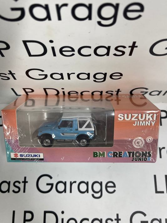 BMC Models Suzuki Jimny Samurai Sj413 Blue 1:64 Diecast RHD
