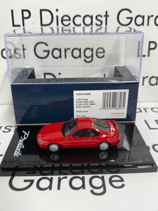 HOBBY JAPAN Honda Prelude 2.2Si VTEC BB4 Milano Red 1:64 Diecast