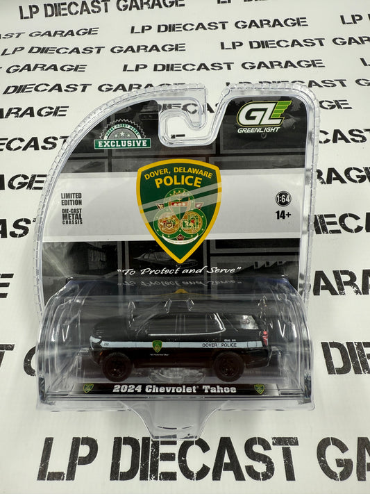 GREENLIGHT 2024 Chevrolet Tahoe Dover Delaware Police 1:64 Diecast