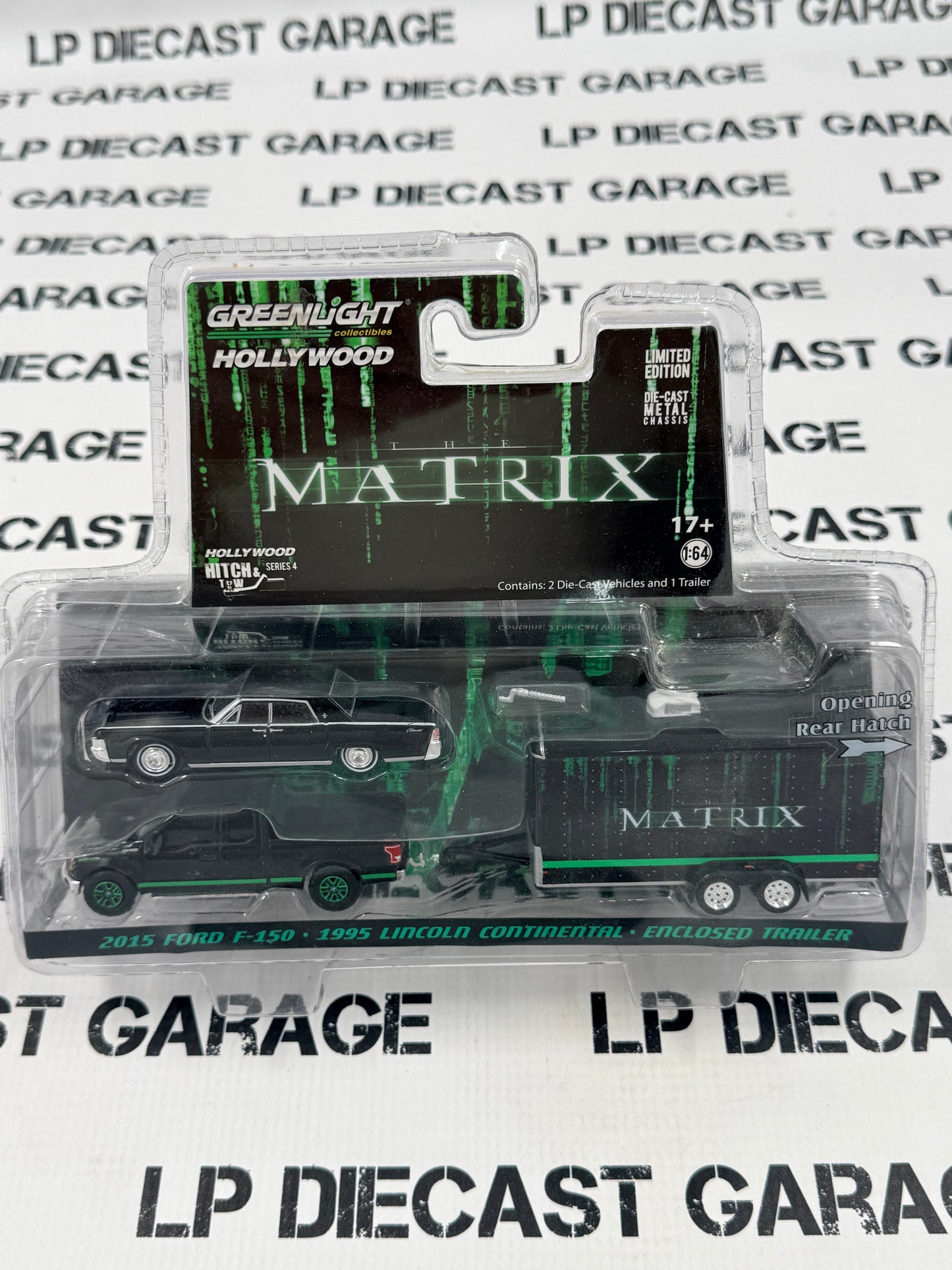 GREENLIGHT 2015 Ford F-150 1965 Lincoln Continental Matrix 1:64 Diecast Hollywood