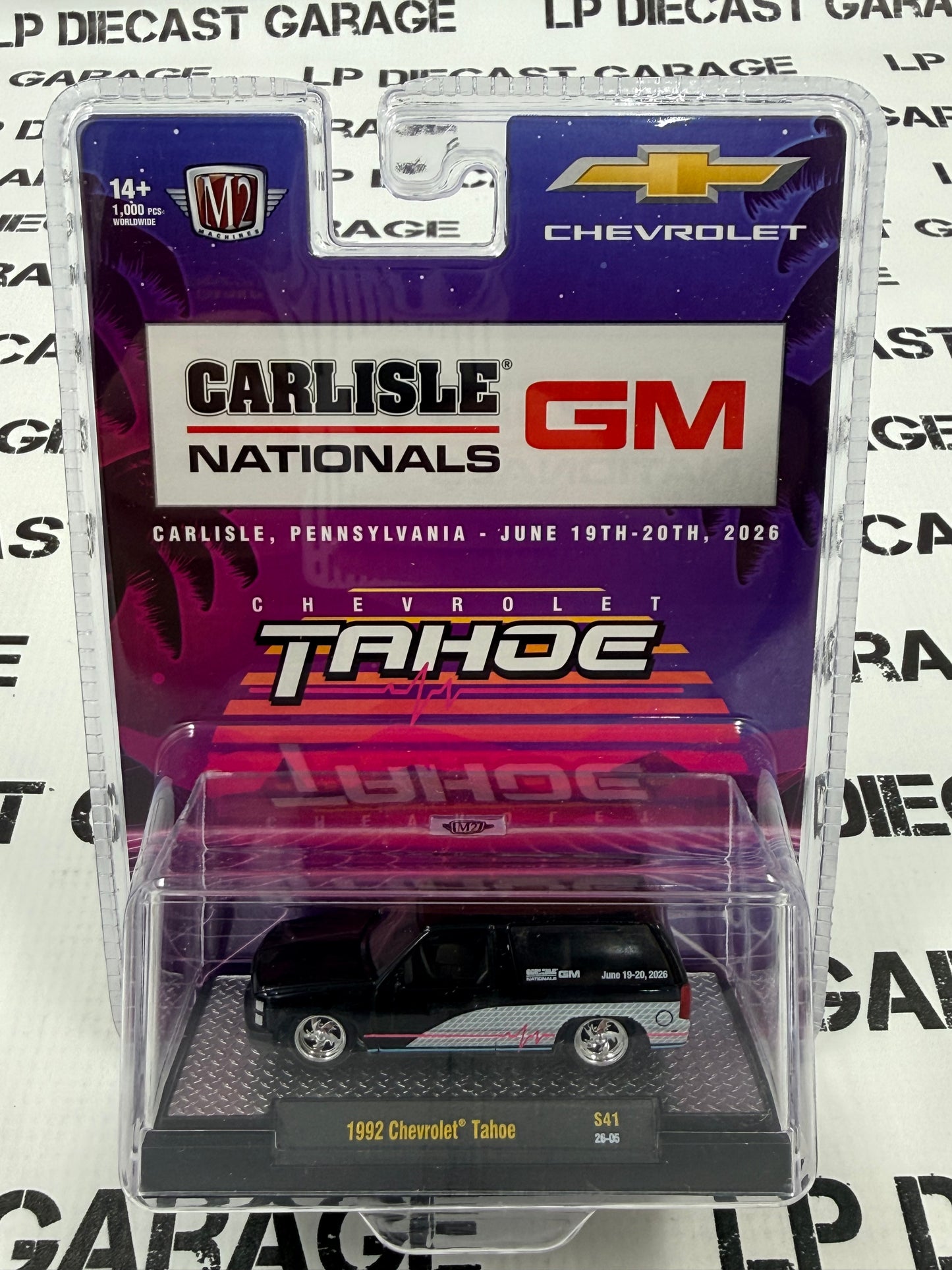 M2 1992 Chevrolet Tahoe Carlislie GM National Event Car 1:64 Diecast