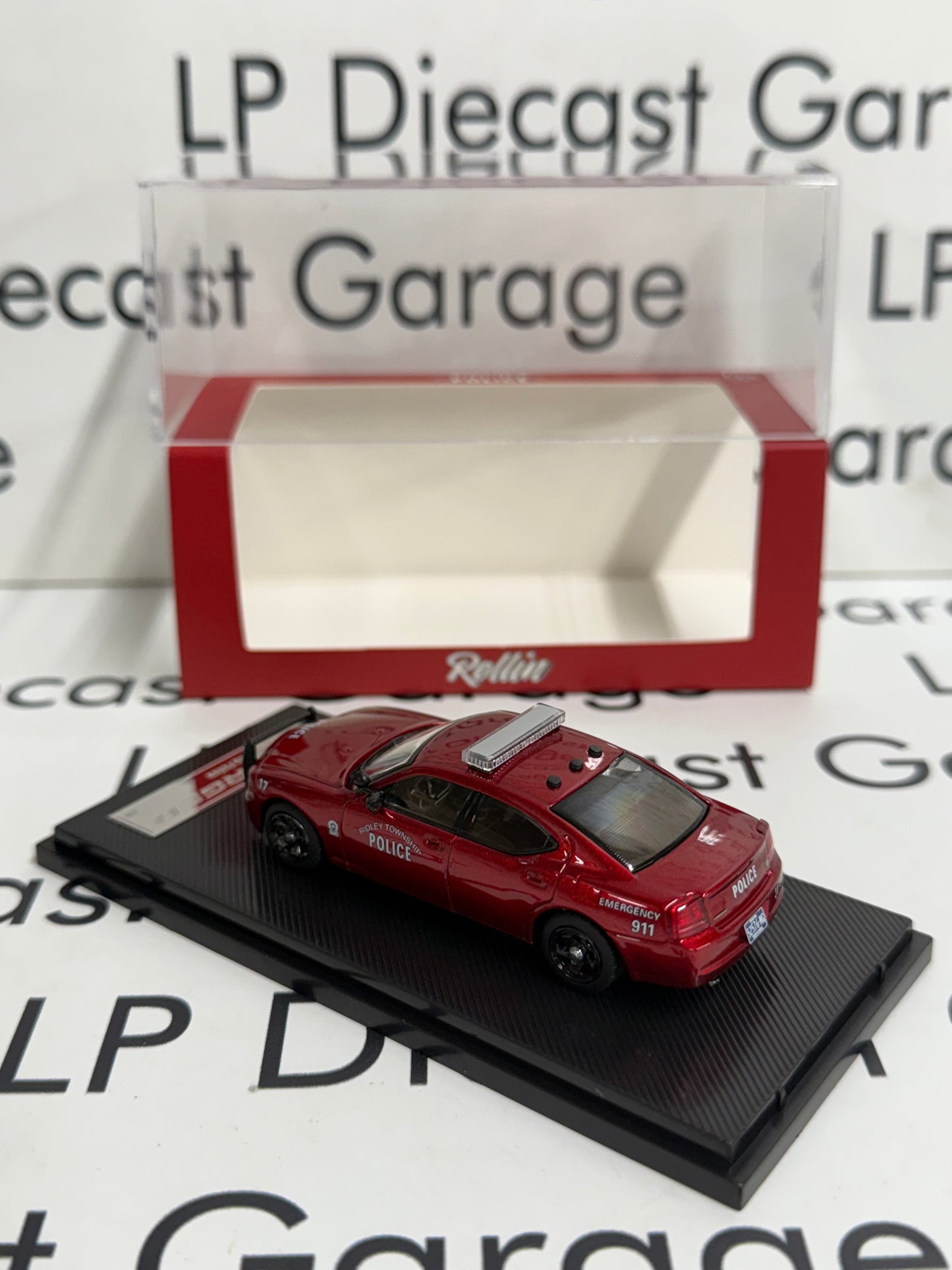 ROLLIN 2008 Dodge Charger Ridley Township Police 1:64 Diecast