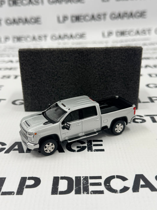 MODEL TRUCK 2023 Chevrolet Silverado 2500HD Silver 1:64 Diecast