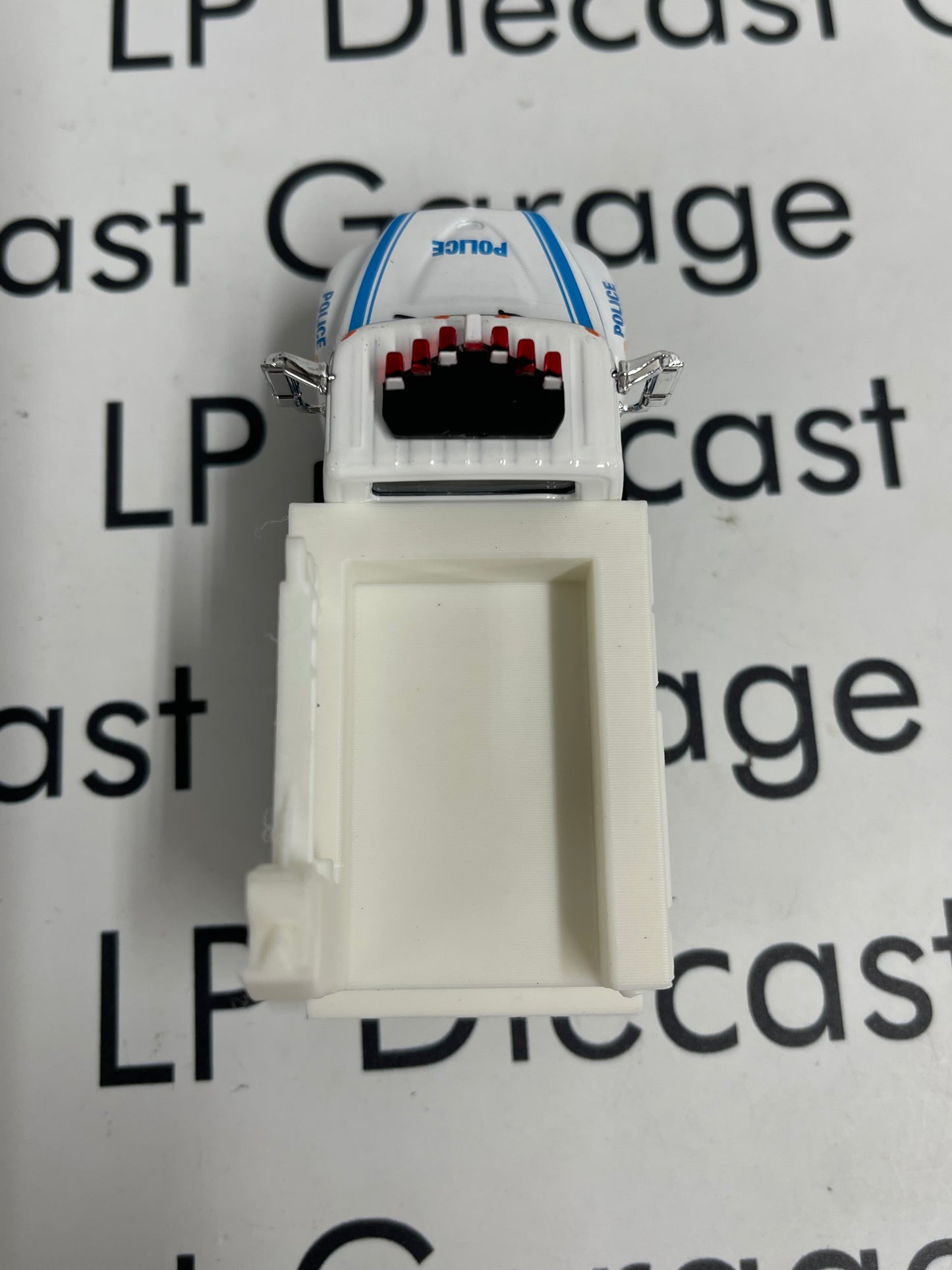 3D Printed Customs White Service Bed Fits Greenlight International Durastar 1:64 Diecast Trucks