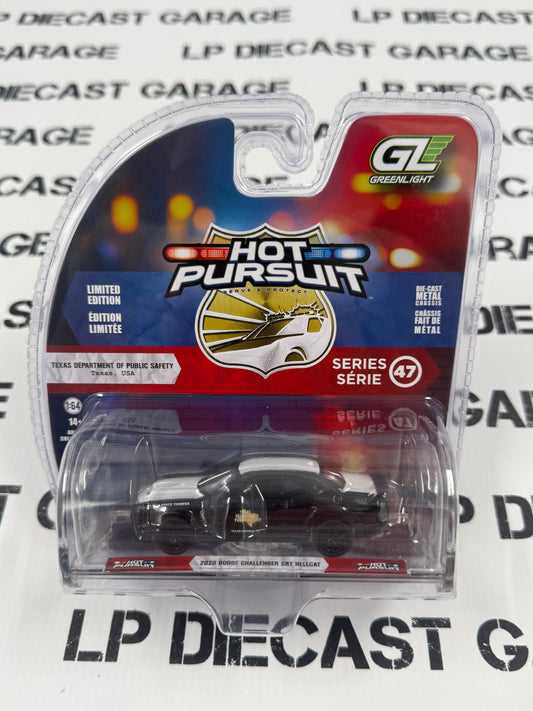 GREENLIGHT 2020 Dodge Challenger SRT Hellcat Texas Police 1:64 Diecast Hot Pursuit