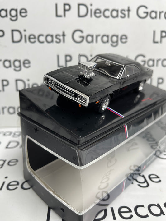 IXO Models 1970 Dodge Charger Black Pro Street 1:43 Diecast USA Model