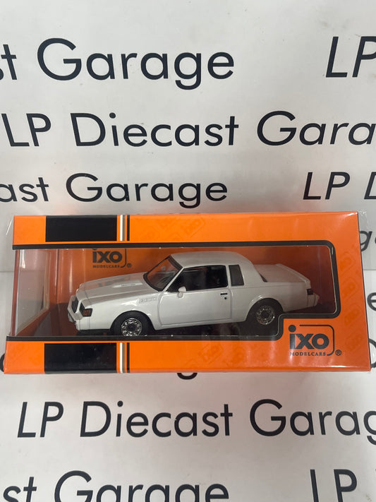 IXO Models 1987 Buick Grand National White Muscle Car 1:43 Diecast