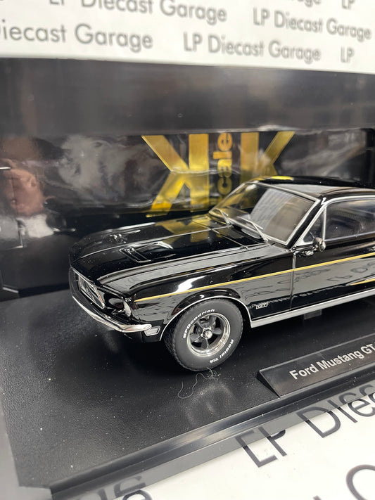 KK Scale 1968 Ford Mustang GT Fastback Black 1:18 Diecast