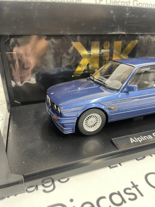 KK Scale 1988 BMW Alpina C2 2.7 Blue 1:18 Diecast