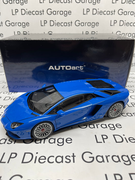 AUTOart 2017 Lamborghini Aventador S Blue Nila 1:18 Diecast