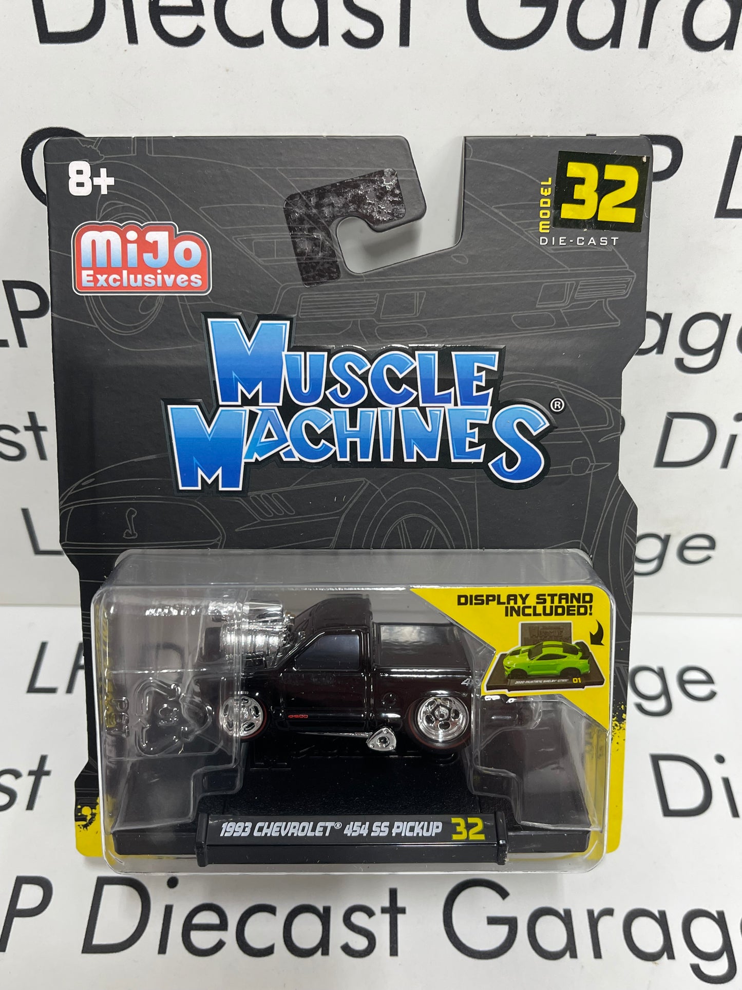 MAISTO 1993 Chevrolet 454 SS Pickup Truck MiJo 1:64 Diecast Muscle Machines