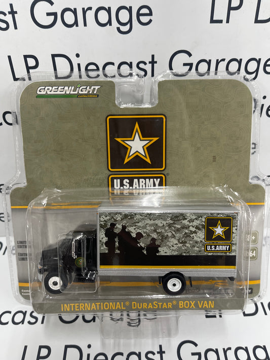 GREENLIGHT 2013 International Durastar Box Truck US ARMY 1:64 Diecast Limited Edition