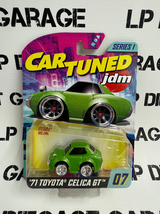 CARTUNED '71 Toyota Celica GT Green JDM 1:64 Diecast Series 1